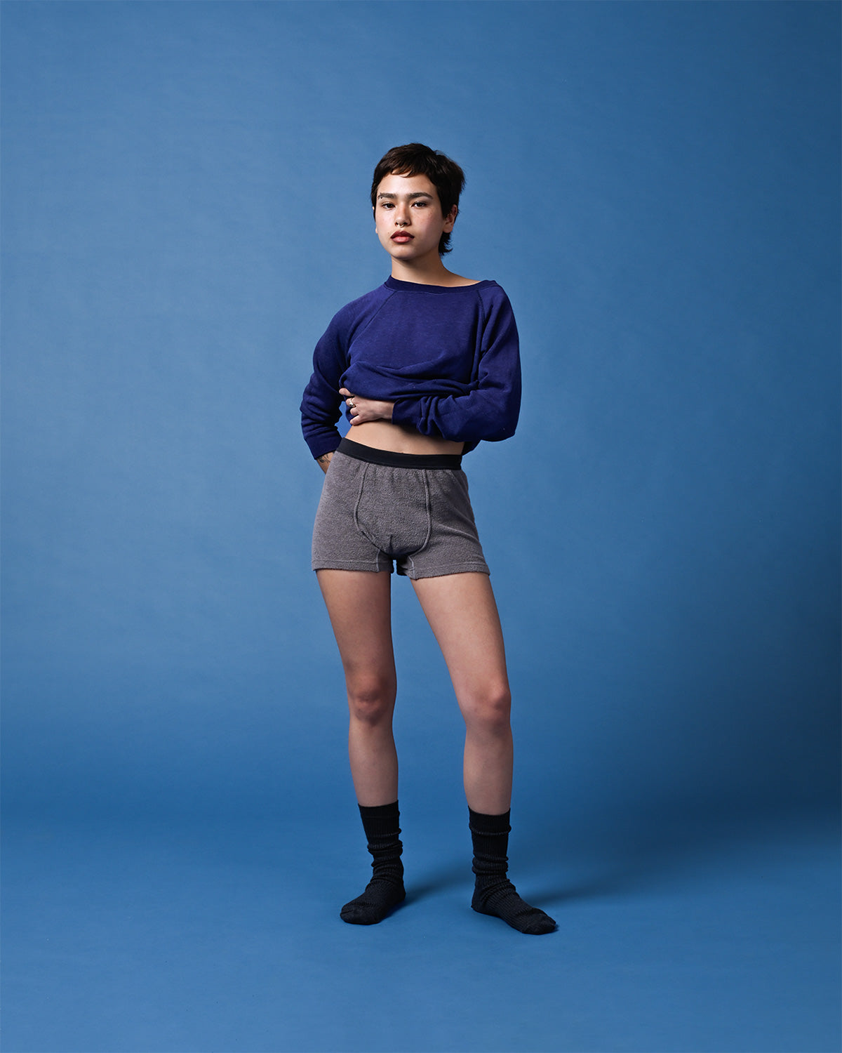 SILKY PILE COLLECTION / Gray